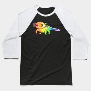 A little rainbow axolotl Baseball T-Shirt